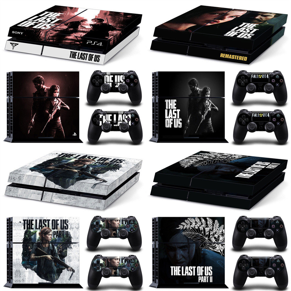 Maxzone PS4 สติ๊กเกอร์กันรอยคอนโซลเกม Last of Us Sticker Skin Sticker