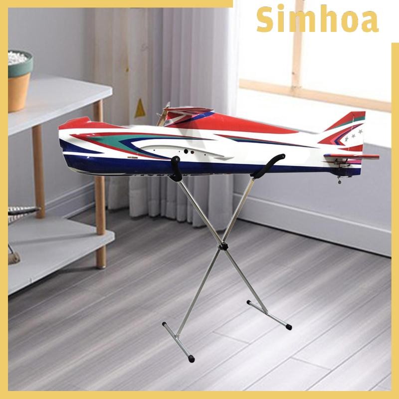 [SIMHOA] ขาตั้งเครื่องบิน RC Hobby Modeling Holder น้ําหนักเบาทนทานแบบพกพาชั้นวางเครื่องบินอเนกประสงค์สําหรับหอพักโฮมออฟฟิศผู้ชายผู้หญิง