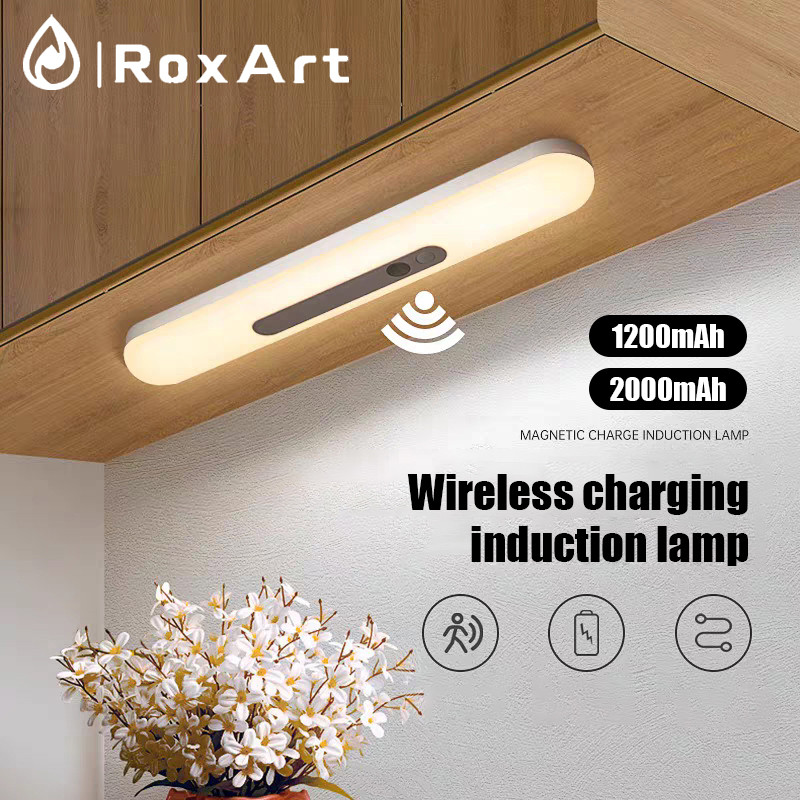 ไฟ Led ชาร์จ USB ไฟเซนเซอร์อัตโนมัติ 18 ซม. 30 ซม.สําหรับห้องครัว ห้องนอน ตู้เสื้อผ้า ห้องโถง