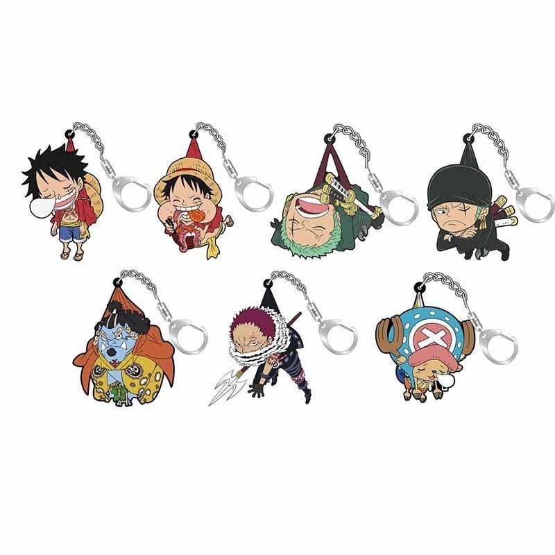 One Piece Monkey Luffy Roronoa Zoro พวงกุญแจอะคริลิคอนิเมะ อุปกรณ์เครื่องประดับ เสน่ห์กระเป๋าการ์ตูน