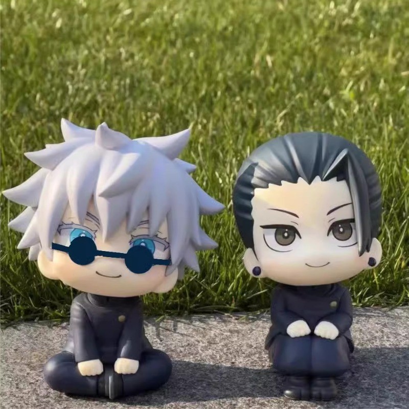 อะนิเมะ Kawaii Fushiguro Lookup Ryomen Sukuna ของเล่น Gojo Jujutsu Kaisen Mini Figures Eto Suguru นั่งรูป PVC คอลเลกชันตุ๊กตา - รูปที่ 6