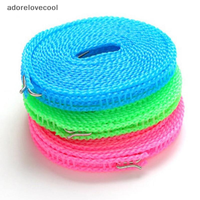 Adth Windproof Clothesline 3/5/8/10 เมตรทนทาน Travel Clothes Line เชือกเสื้อผ้าแบบพกพาความยาวสายปรับลื่นเส้น Martijn