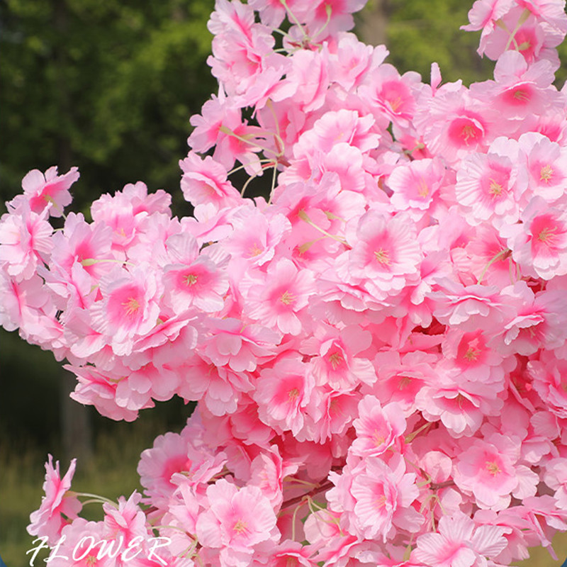 ช่อดอกซากุระ 110cm ช่อซากุระปลอม ช่อซากุระประดิษฐ์ ตกแต่งงานแต่งงาน ตกแต่งบ้าน แจกัน