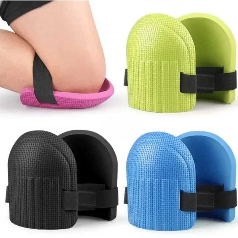 2 ชิ้นป้องกันเข่า Pad EVA โฟมทํางาน Soft Padding Workplace ความปลอดภัย Self Protection กีฬา Kneepads สําหรับสวนทําความสะอาด