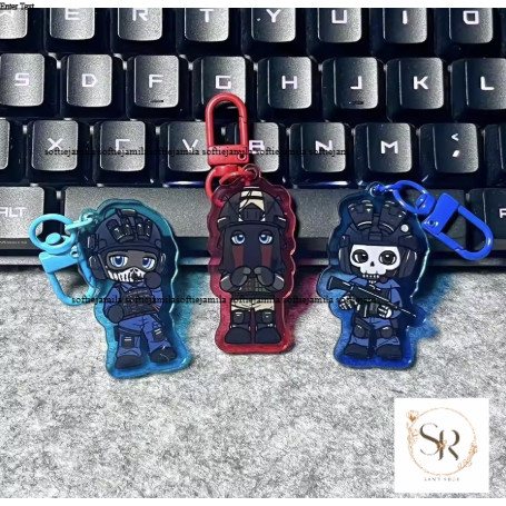 Call of Duty Ghost Keegan Konig acryl sleutelhanger voor ratie