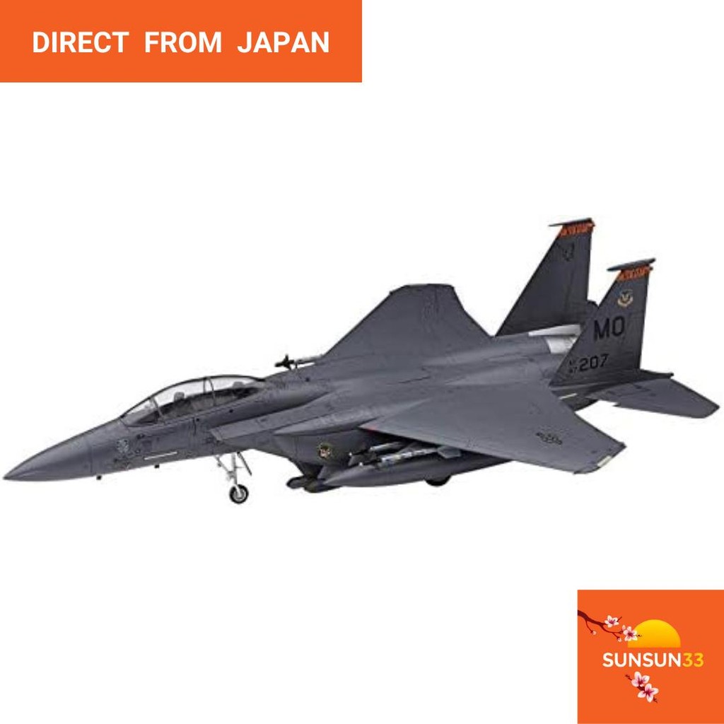 【Direct from Japan】Hasegawa 1/72 กองทัพอากาศสหรัฐ F-15E Strike Eagle Plastic Model E39