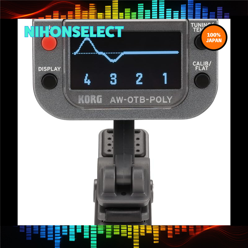 KORG OLED Polyphonic Clip Tuner for Bass AW-OTB-POLY