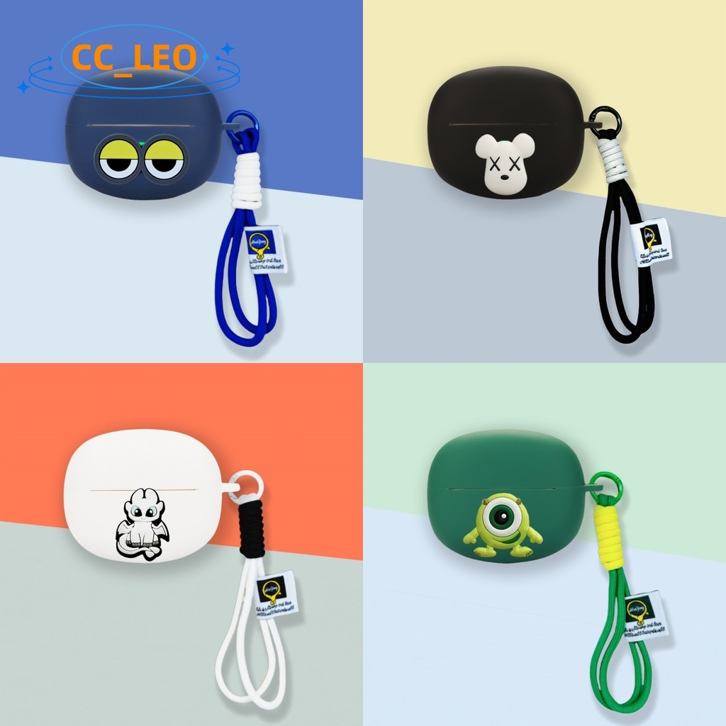 For Baseus Bowie MC1 Case Cartoon Night Fury Stitch Baseus Bowie MC1 Open Ear Shockproof Shell Prote