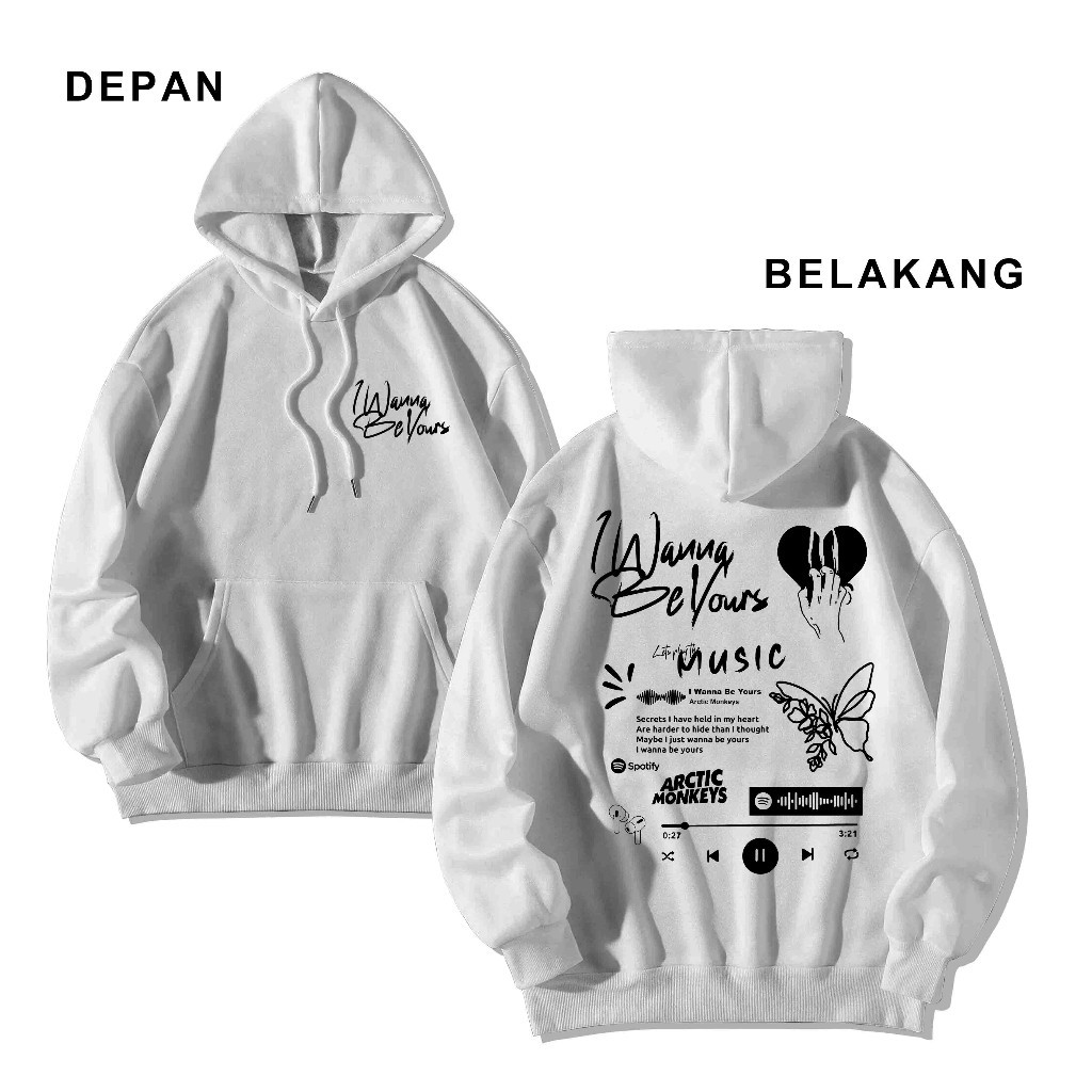 เสื้อฮู้ด✨ [ETIC Hoodie] I WANNA BE YOURS  M-3XL