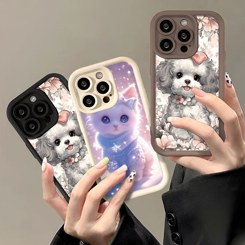 แมวน่ารักเคสโทรศัพท์สําหรับ Tecno Pova 6 Pro 6 Neo 4G 5G Pova5 Pro กันกระแทกซิลิโคนนุ่มสําหรับ Techn