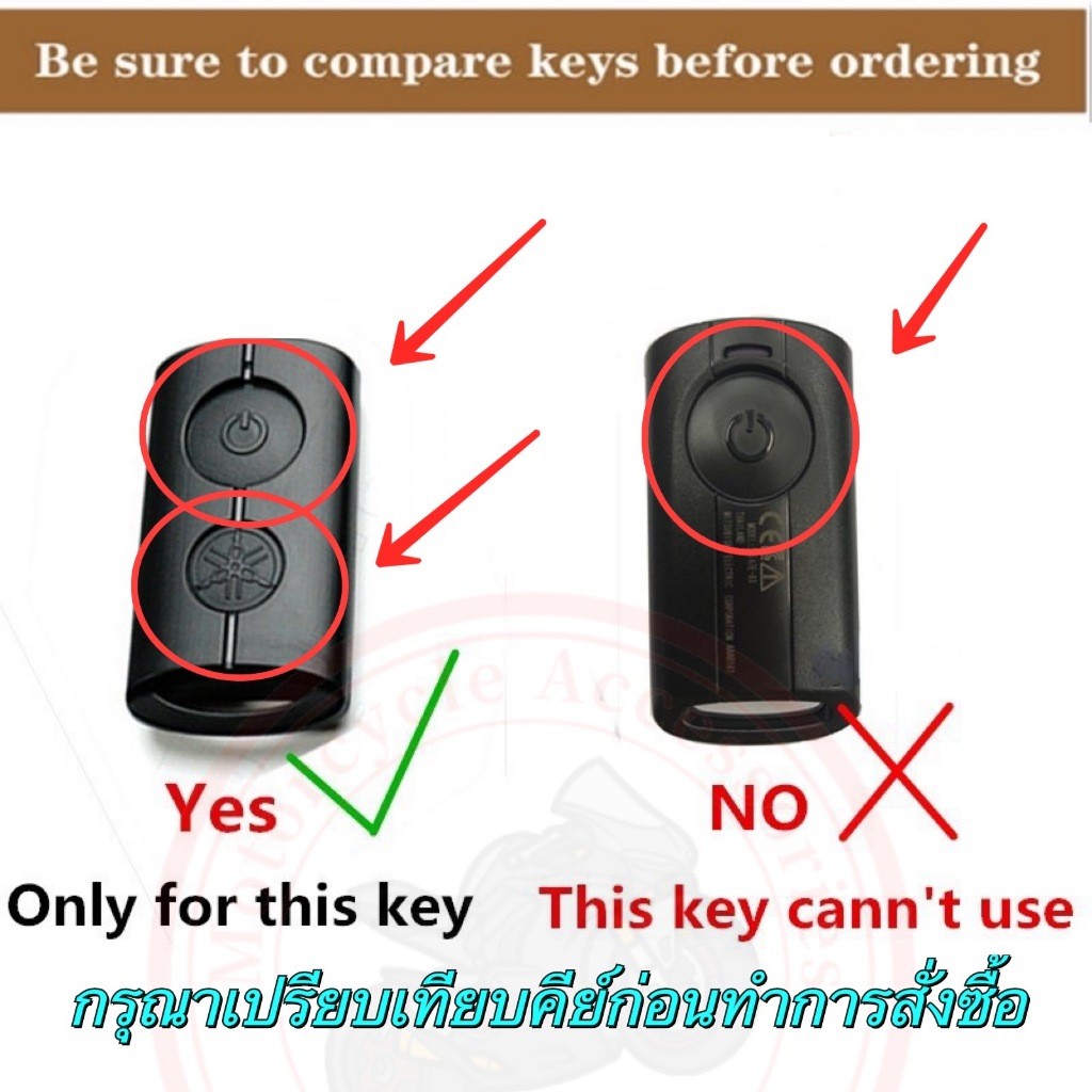 เคสกุญแจ YAMAHA Nmax155 Aerox Grand Filano Qbix Lexi เคสกุญแจรีโมทรถจักรยานยนต์ คาร์บอนไฟเบอร์ สําหรับ - รูปที่ 2