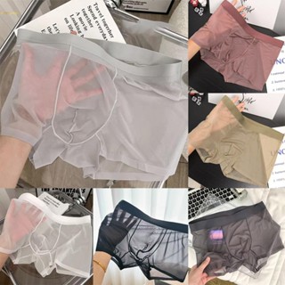 กางเกงบ็อกเซอร์เชียร์น้ําหนักเบาสําหรับผู้ชายเหมาะสําหรับควา…