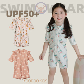 UPF50 เจ้าหญิงชุดว่ายน้ําคลอรีนทน Sun ป้องกันเด็กทารก 1-7Y น…