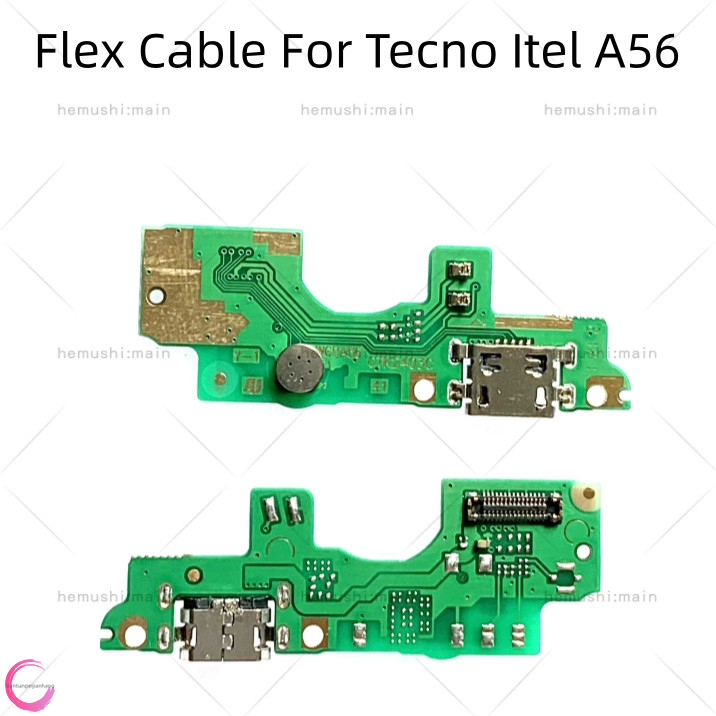 USB ชาร์จ Flex สําหรับ Tecno Itel A56 A56P USB Charger แจ็คพอร์ต Connector Board Flex สายอะไหล่ซ่อม