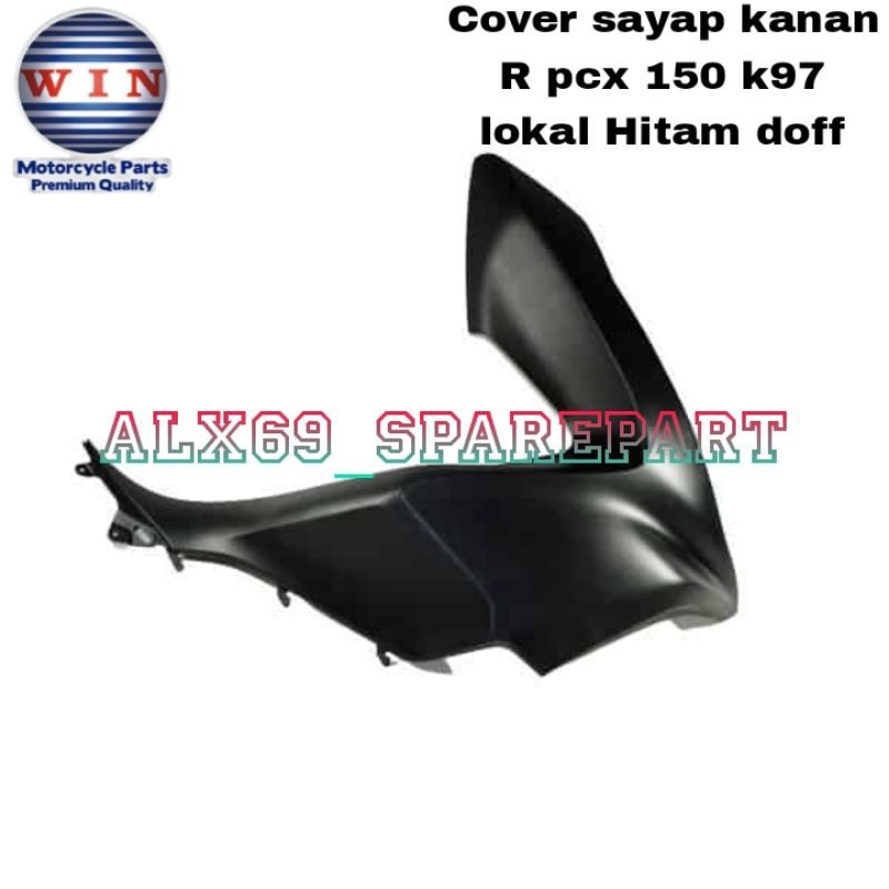 LOKAL ข้างปีกหน้า RL ขวา ซ้าย pcx 150 ท้องถิ่นใหม่ k97 สีดํา matte win ยี่ห้อ