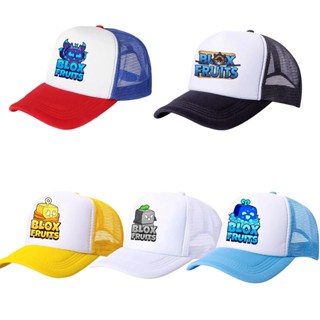 Blox Fruit หมวกเบสบอลพิมพ์ลายใหม่สําหรับเด็กและผู้ใหญ่พร้อมห…