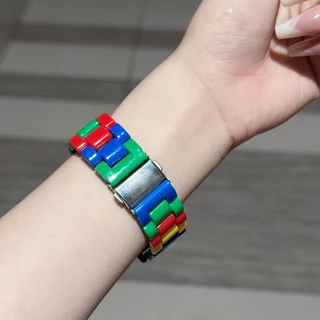 สายรัดนาฬิกาอะครีลิกเปลี่ยนได้หลากสีสันน่ารักสำหรับ Redmi Watch 5 Active 5 Lite