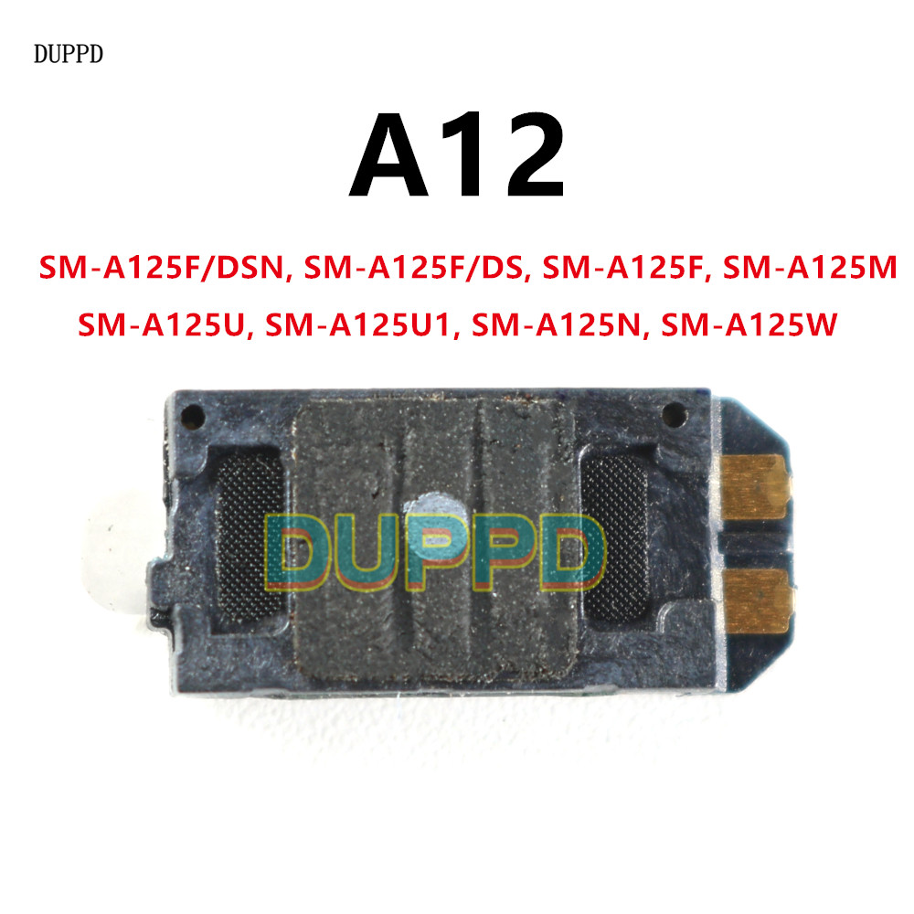 ลําโพงหูด้านบนสําหรับ Samsung Galaxy A12 A125 A125F A125M A125U หูฟังลําโพงเสียง Reciever อะไหล่ซ่อม