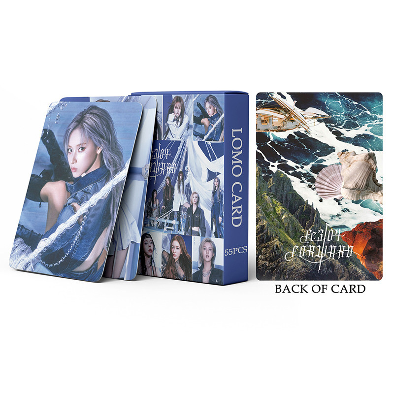 55 ชิ้น/กล่อง NMIXX Photocard Fe3O4: FORWARD อัลบั้ม KPOP LOMO การ์ดคอลเลกชัน