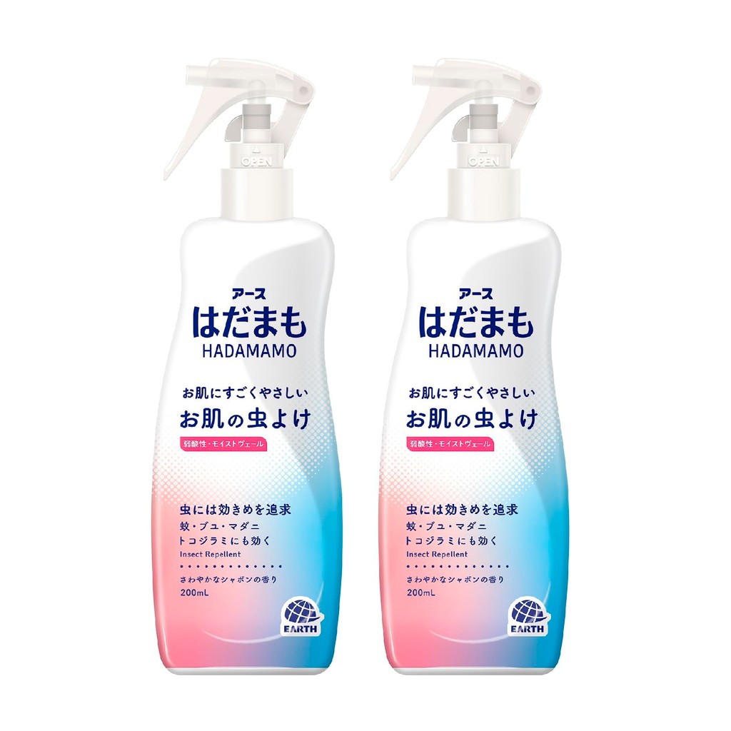 Hadamomo Skin Insect Repellent Mist, 200ml (2-Pack), Insect Repellent Spray for Face and Body, Mildl