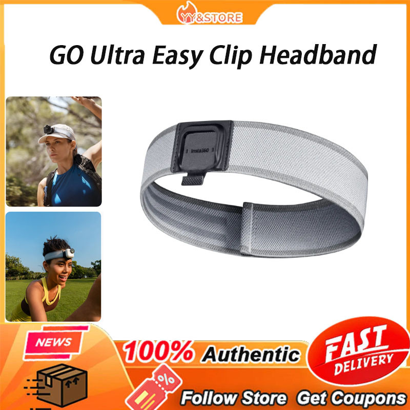 ต้นฉบับInsta360 GO Ultra Easy Clip Headband GO Ultra Accessories