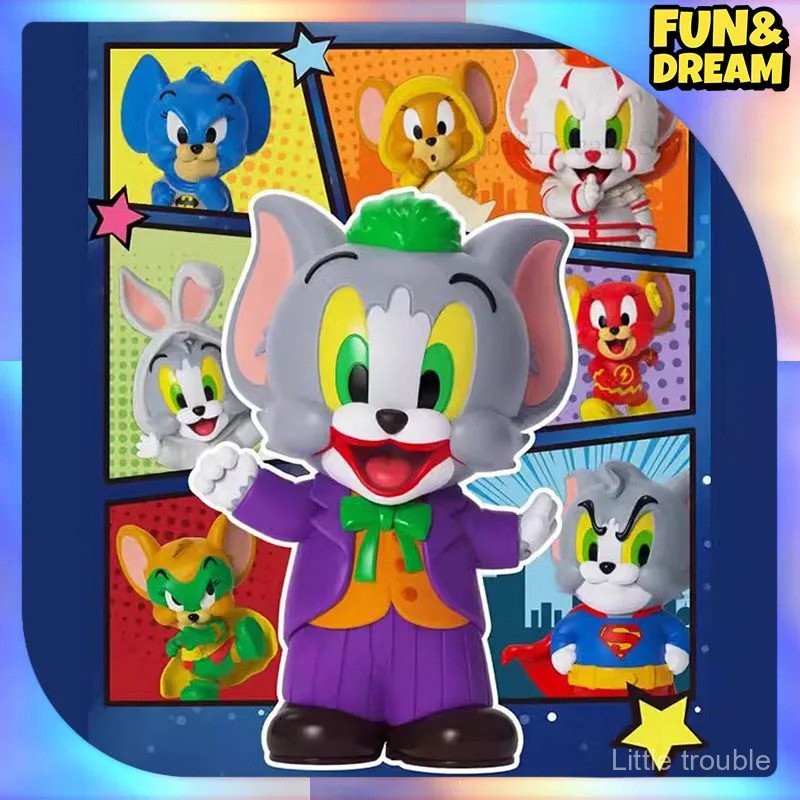 SOAP Studio Tom and Jerry อะนิเมะ VIN-blop Series blind BOX Tom and Jerry Mystery BOX 2024ของเล่นเด็กใหม่ Brithday ของขวัญ8EIY