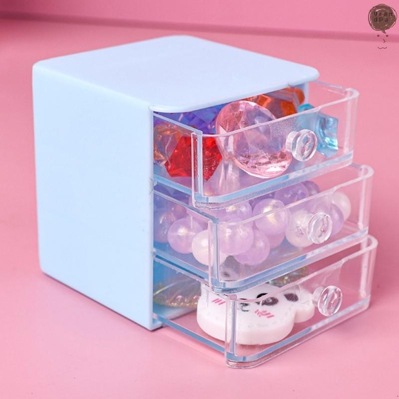 [GR] Dollhouse Mini Drawer Storage Box กล่องเครื่องประดับครัวเบเกอรี่ Electronic Scale อุปกรณ์ตกแต่งบ้านของเล่น TH