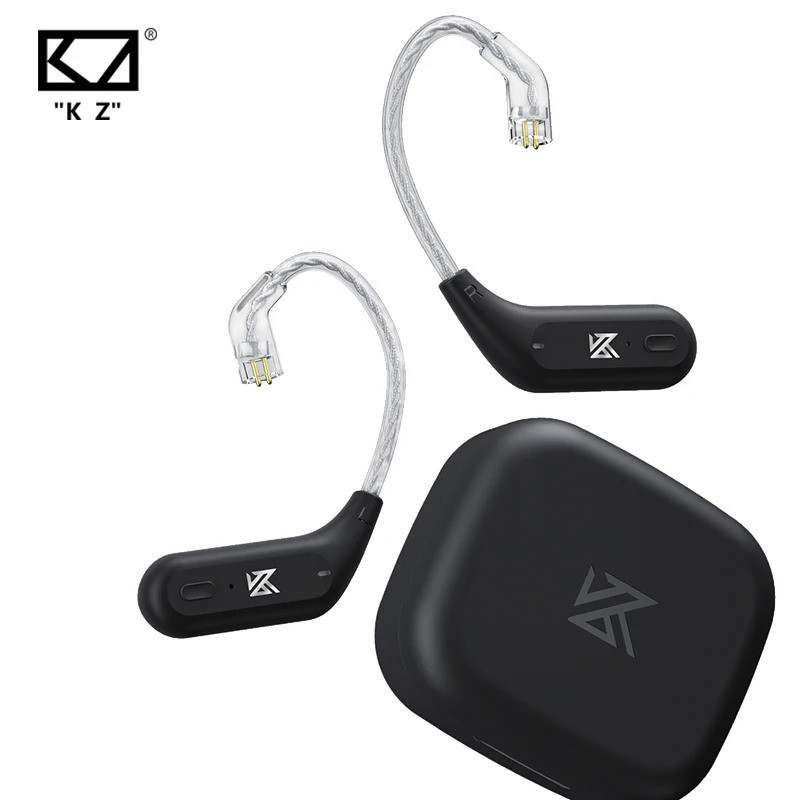KZ AZ09 HD Bluetooth 5.2 Ear Hook Headset Cable HIFI Wireless Upgrade Cable With Charging Case KZ Z1