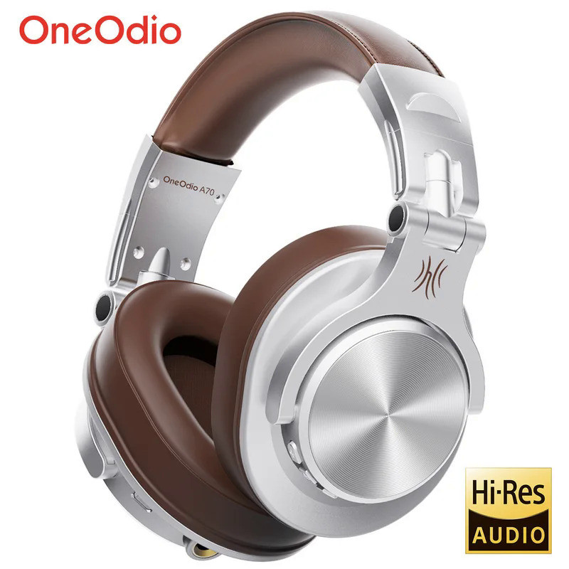 Oneodio A70 Fusion Wired + Wireless Bluetooth 5.2 Headphones For Phone With Mic Over Ear Studio DJ H