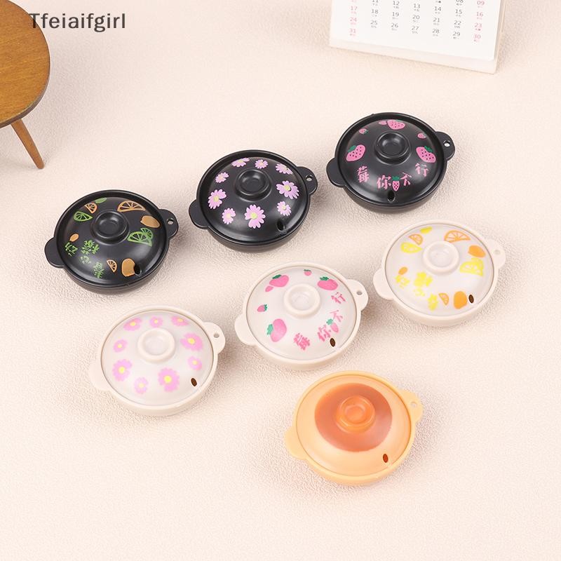 Tfl Dollhouse Miniature เครื่องครัวทําอาหาร Ware Mini หม้อหม้อไอน้ํา Pan ตุ๊กตาเครื่องใช้ในบ้าน GZ