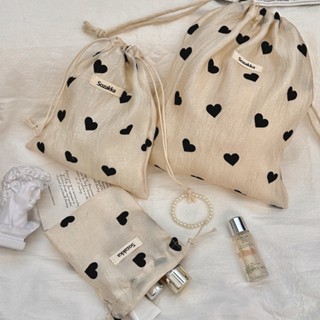 แชมเปญรักถุงหูรูดเชือกวัตถุขนาดเล็กถุงเก็บเดินทางแบบพกพาถุงแ…