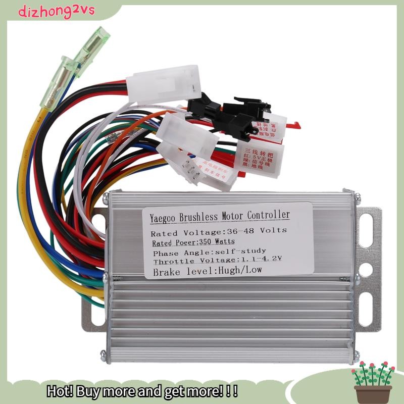 [dizhong2vs]จักรยานไฟฟ้ามอเตอร์ DC แบบไม่มีแปรง 36V/48V 350W สําหรับจักรยานไฟฟ้า E-Bike สกู๊ตเตอร์อุ