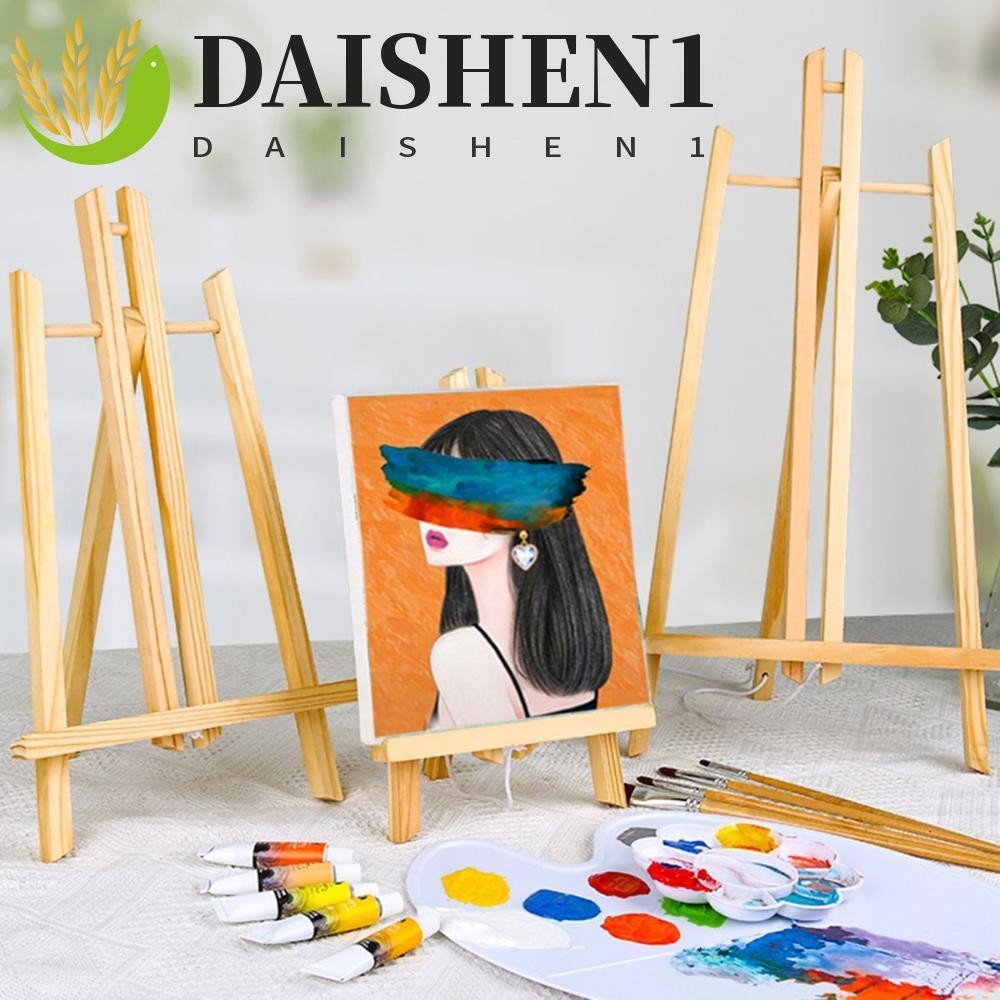 Daishen1 ขาตั้งไม้ สําหรับวาดภาพระบายสี ตกแต่งห้องเรียน โต๊ะศิลปิน