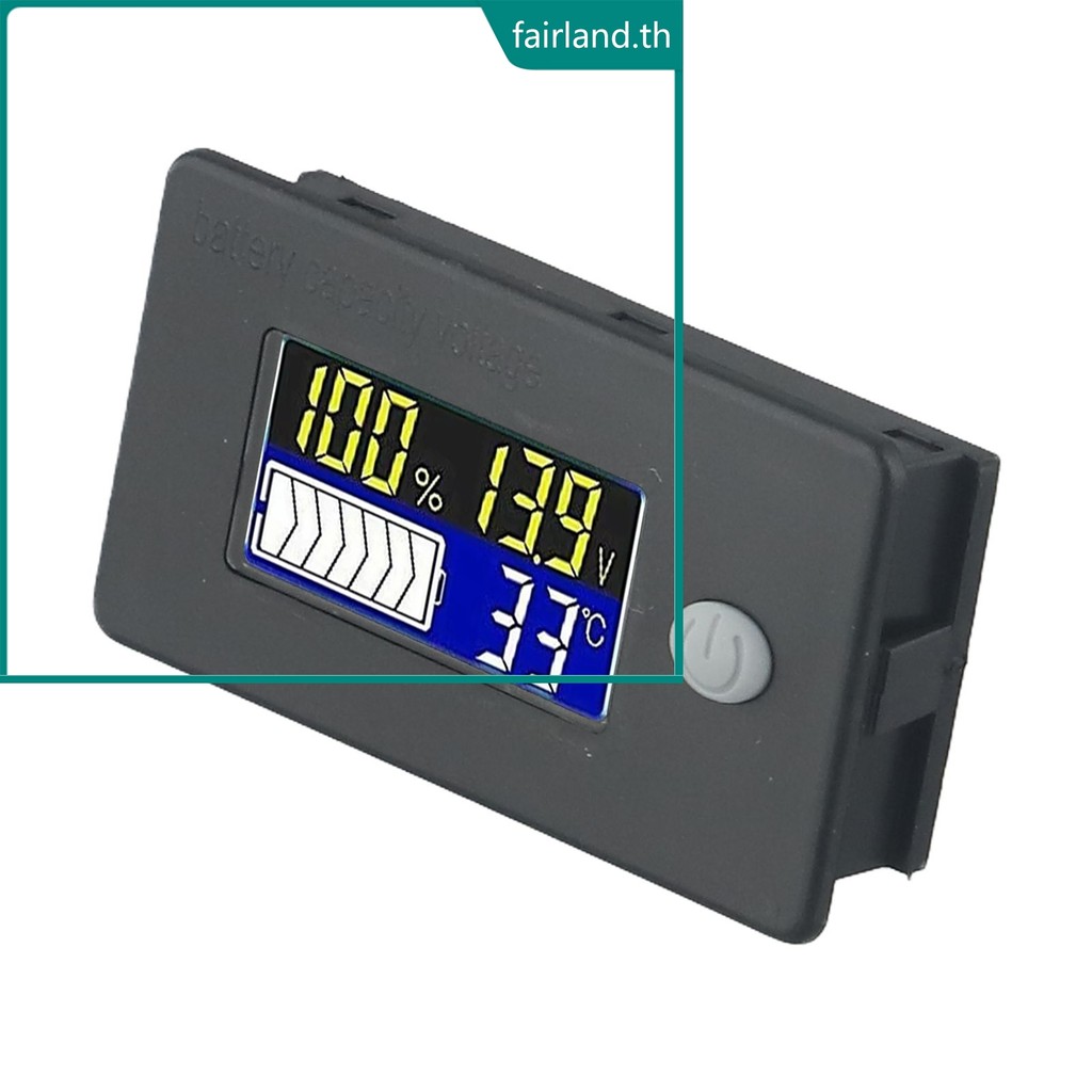 [FAIRLAND-TH] 12v LCD Digital Display Indicator Monitor Meter ความจุแบตเตอรี่ Status 2024 ใหม่