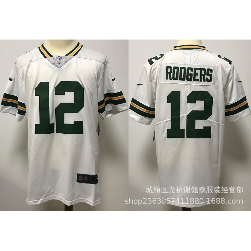 NFL Jersey Packers Packers 10 LOVE 12 ROOGERS เสื้อรักบี้