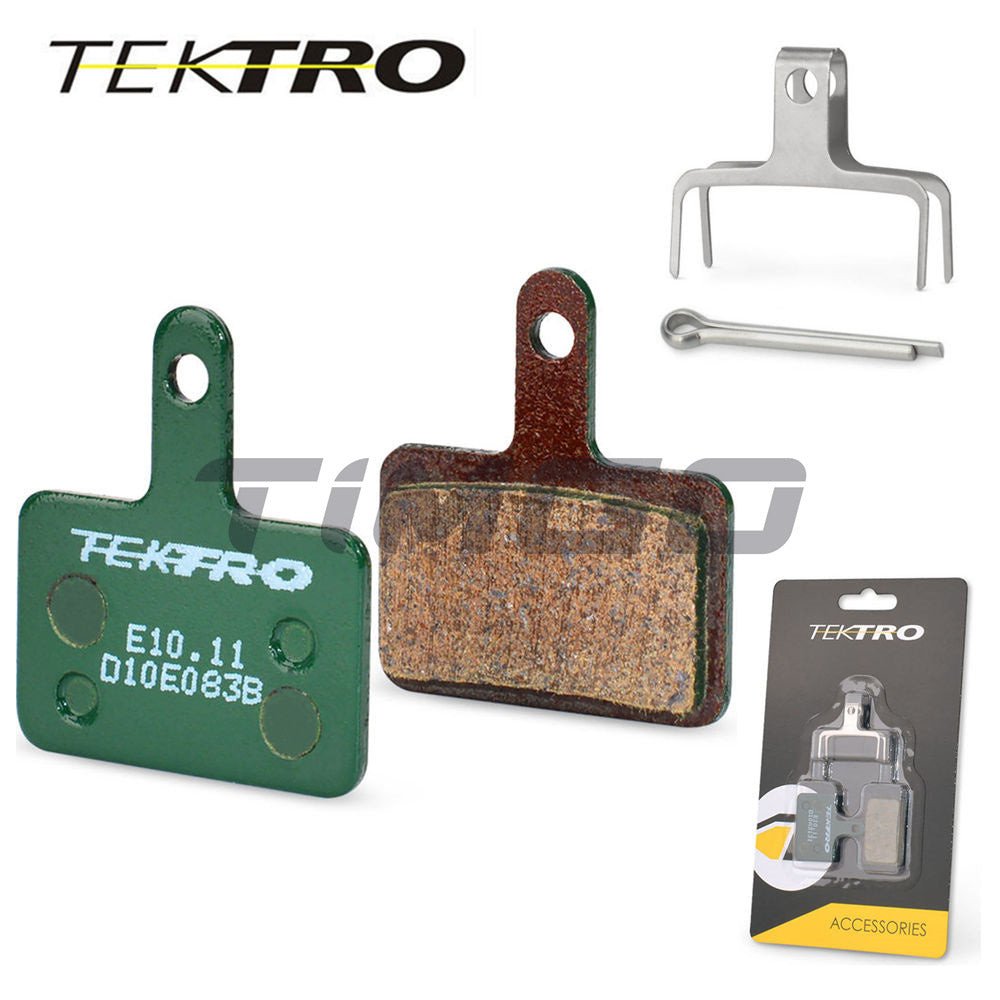 Tektro MTB แผนที่ E10.11 Machanical ไฮดรอลิกเบรค Caliper Pads Organic Compound เหมาะกับ HD-T520/T530