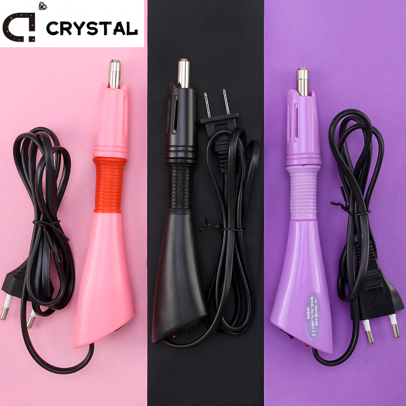 Fast Heated Hotfix Rhinestone Applicator Iron-on Wand Heat-fix เครื่องมือปืน EU US PLUG DIY เครื่องมือ