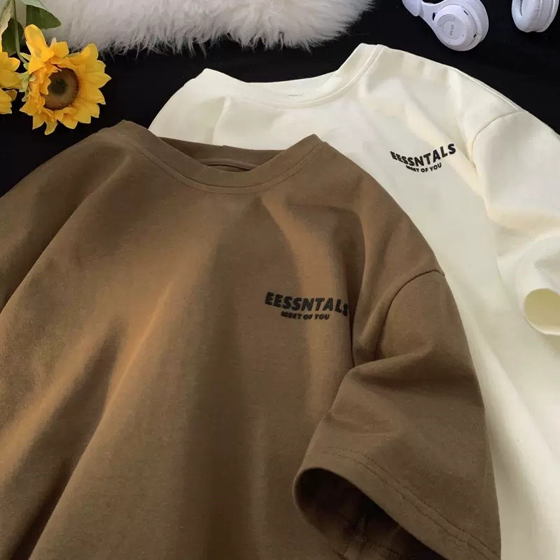 COD✅ (ส่งจากกรุงเทพ)BOOM Shop เสื้อยืดลําลอง แขนสั้น คอกลม พิมพ์ลายตัวอักษร ทรงหลวม สไตล์คลาสสิก  และนักเรียน