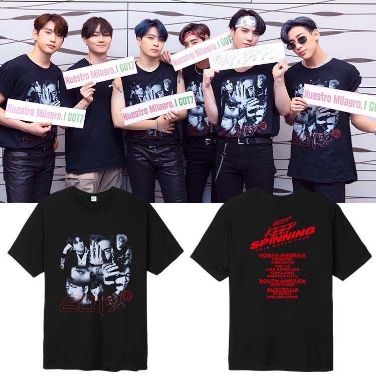 💗พร้อมส่ง💘เสื้อยืด GOT7 2019 คอนเสิร์ตเวิลด์ทัวร์