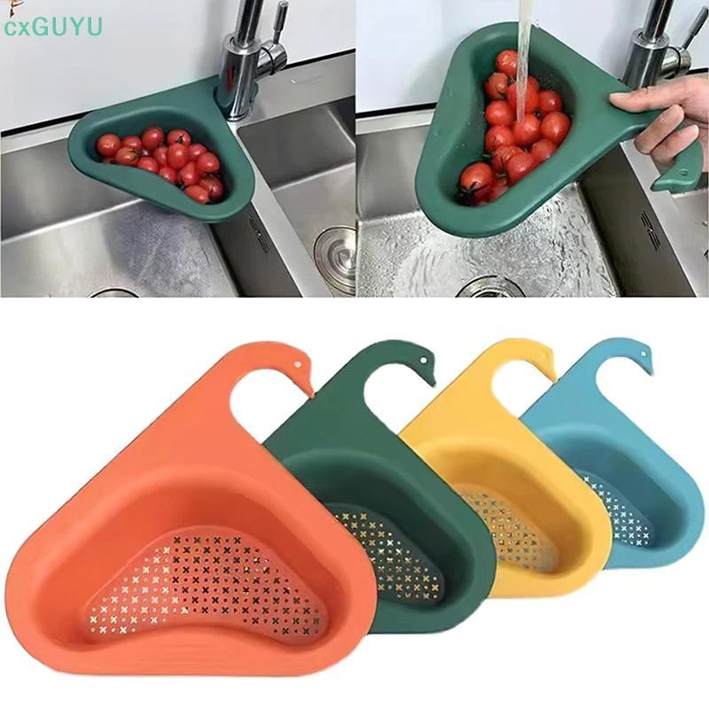 [cxGUYU] Sink Swan Drain Basket General Drain Basket Kitchen Leftover Sink Filter PRTA
