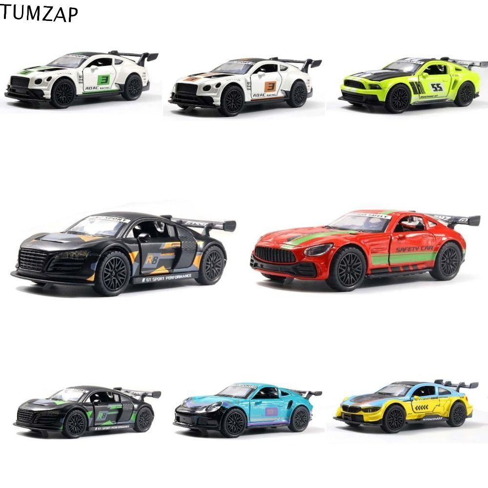 Tumzap 1:36โมเดลรถอัลลอย หล่อ,โลหะดึงกลับโลหะผสมรุ่นดึงกลับจําลองของเล่น,ของเล่นเพื่อการศึกษารุ่นรถกีฬาสะสมเปิดประตูของเล่นของขวัญคริสต์มาส