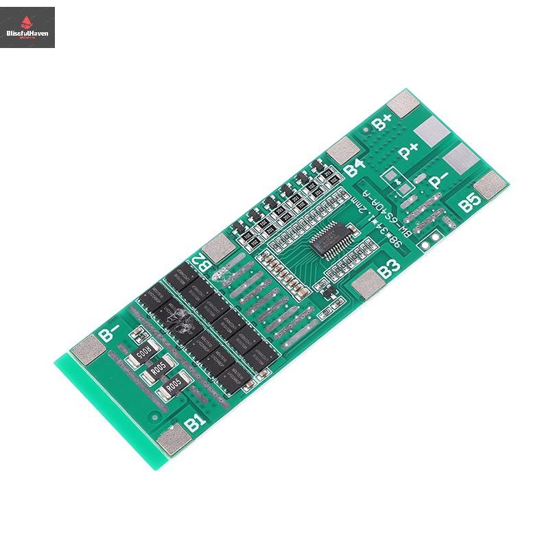 Cod 22V 24V 6S 40A 18650 Li-Ion Lithium Poretect Board Solar Lightg BMS PCB พร้อม Balance สําหรับ Ebike สกู๊ตเตอร์ใหม่