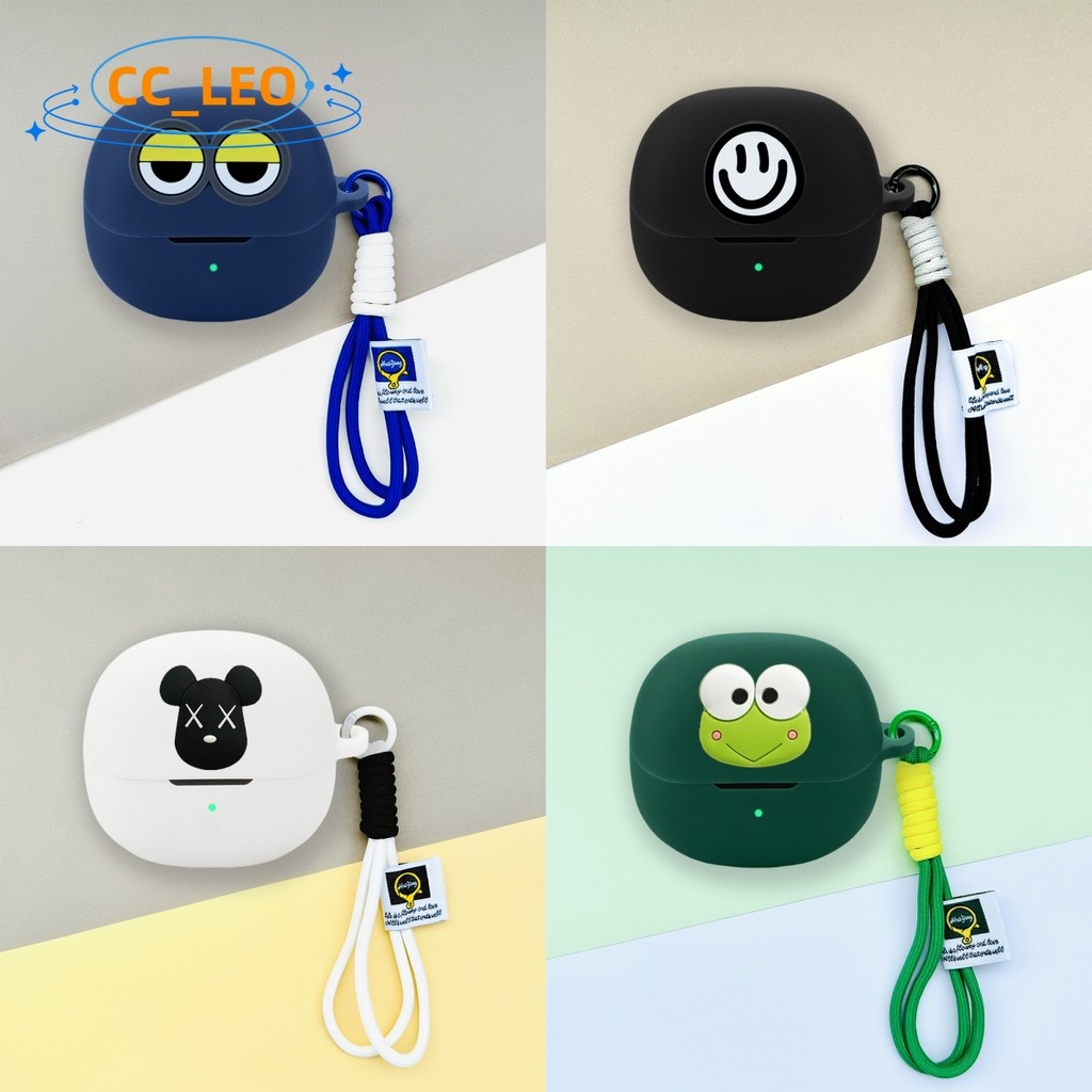 For QCY AilyBuds Pro Case Cartoon Snoopy Cute Sanrio Lanyard Pendant QCY AilyBuds Pro+ Silicone Soft
