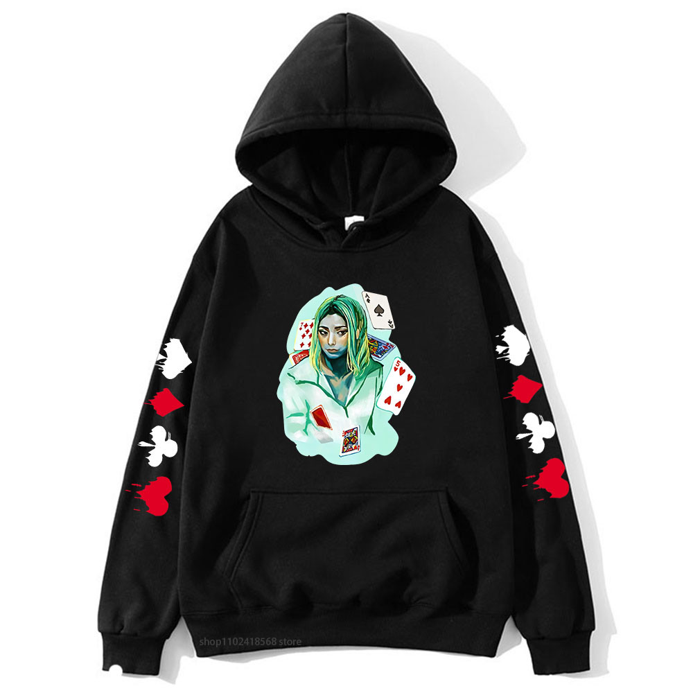 Chishiya Hoodies สําหรับผู้ชายการ์ตูน Alice In Borderland เสื้อเสื้อผ้า Y2K Sudadera ชายอะนิเมะพิมพ์