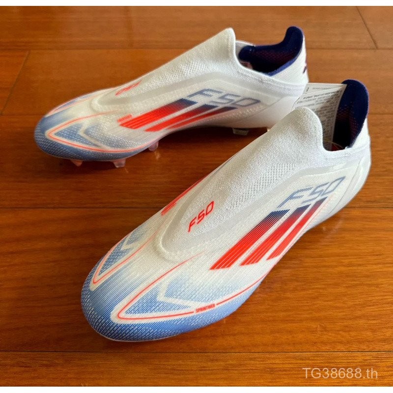 ADIDAS F50 Elite "FG" ไม่มีเชือกผูกรองเท้ารองเท้าฟุตบอล Adidas ryko ของแท้