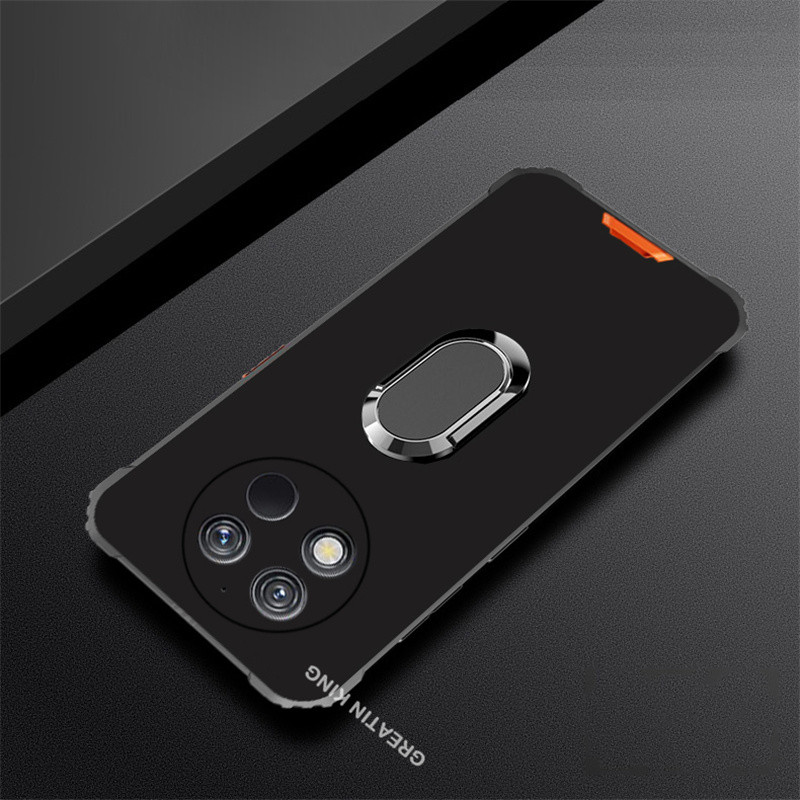 Oukitel G1 เคสโทรศัพท์รถแม่เหล็กโลหะผู้ถือแหวนขาตั้งฝาหลัง