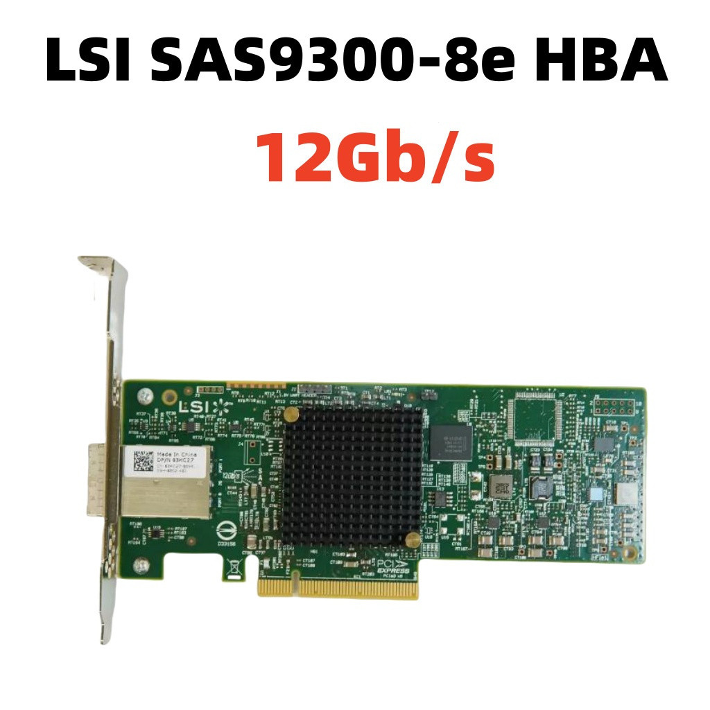 Lsi SAS 9300-8e LSI00343 SAS3008 12Gb/s ภายนอก HBA การ์ดตรง