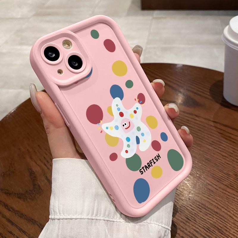 เหมาะสำหรับ Xiaomi POCO M3 M5s M6 Pro 4G X5 5G X6 C55 C65 กรณีโทรศัพท์ป้องกันการตกเคส Simple Starfis