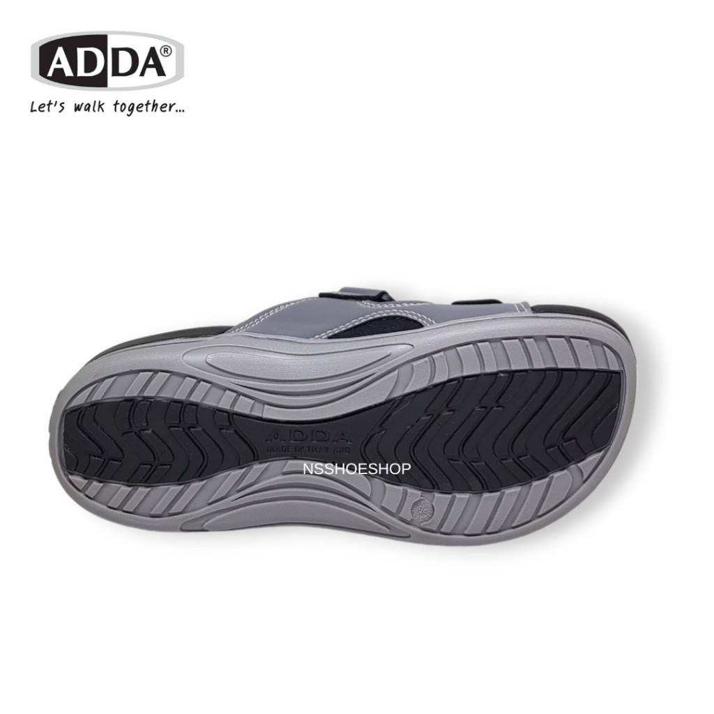 [ส่งเร็ว] Adda 22W20 รองเท้าแตะแบบสวม ปรับสายได้ พื้นกันลื่น ไซส์ 4-9