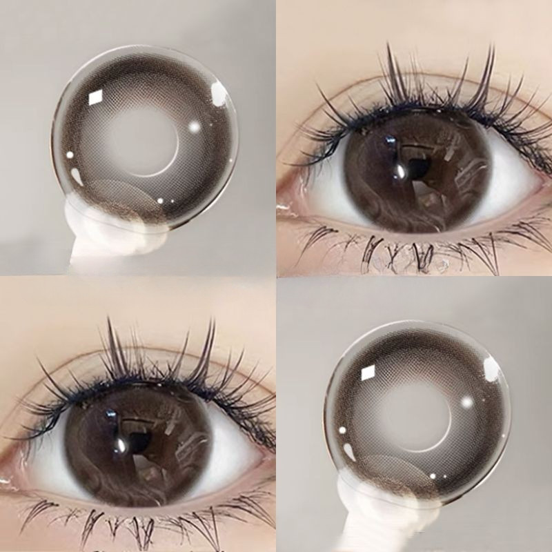 （COD）-100~-600 2pcs+BOX  คอนแทคเลนส์สี  คอนแทคเลนส์รายปี คอนแทคเลนส์ คอนแทคเลนส์สายตาสั้น 14.0mm/14.5mm 087 ราคา ถูกที่สุด ดีลบีเคเค แกลเลอรีภาพที่ 6